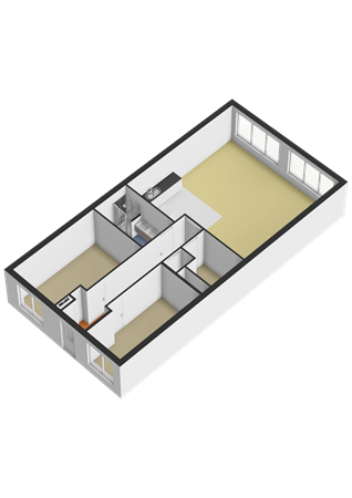 Floorplan - Joos Banckersplantsoen 114, 1056 LD Amsterdam